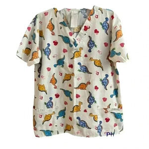 Scrubtime uniform top size medium